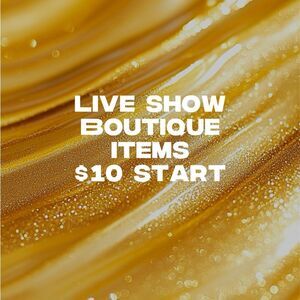 Live Show $10 listings